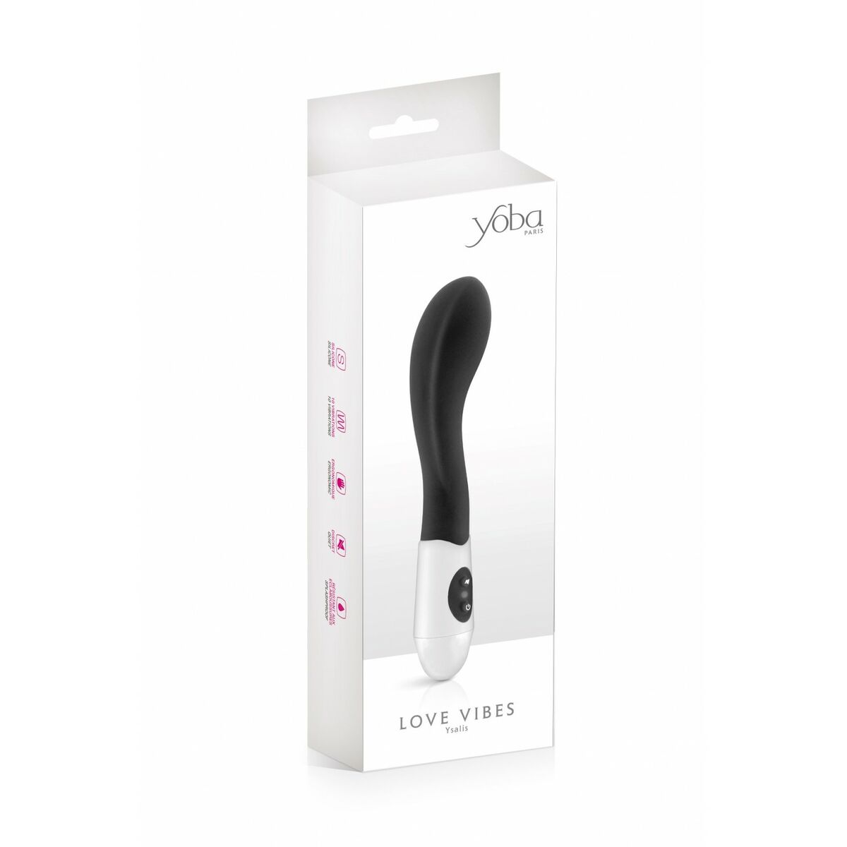 G-Punkta Vibrators Yoba Melns Silikona